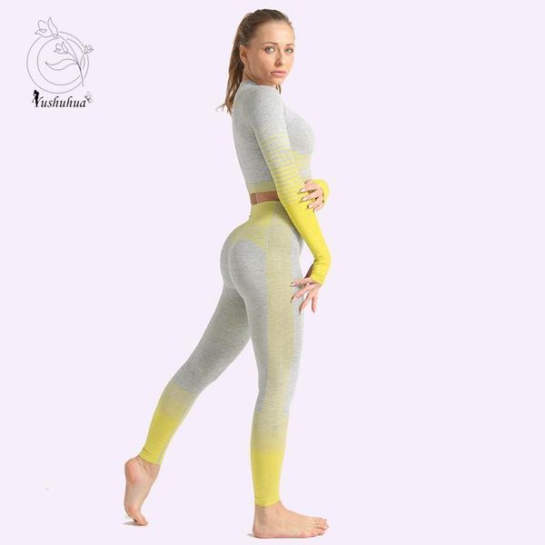 yushuhua women vital seamless yoga set gym clothing fitness leggings+cropped shirts sport suit women long sleeve tracksuit1, White;red
yushuhua women vital seamless yoga set gym clothing fitness leggings+cropped shirts sport suit women long sleeve tracksuit1, White;red