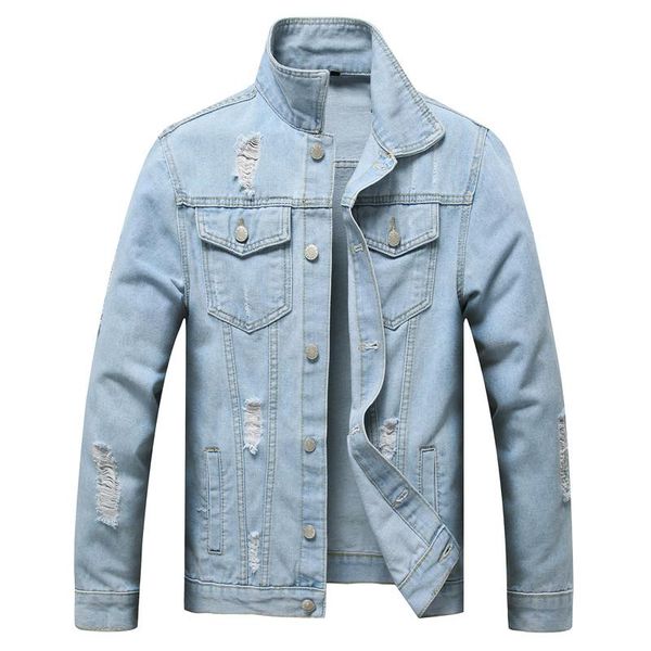 men's jackets men blue denim plus size casual vintage jean coats male harajuku fashion coat spring autumn buttons outwear, Black;brown
men's jackets men blue denim plus size casual vintage jean coats male harajuku fashion coat spring autumn buttons outwear, Black;brown