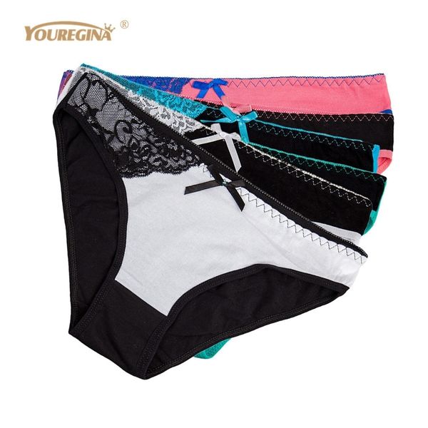 youregina female underwear women thong cotton briefs lingerie calcinha pink woman ladies seamless lace panties 6pcs/lot 201112, Black;pink
youregina female underwear women thong cotton briefs lingerie calcinha pink woman ladies seamless lace panties 6pcs/lot 201112, Black;pink