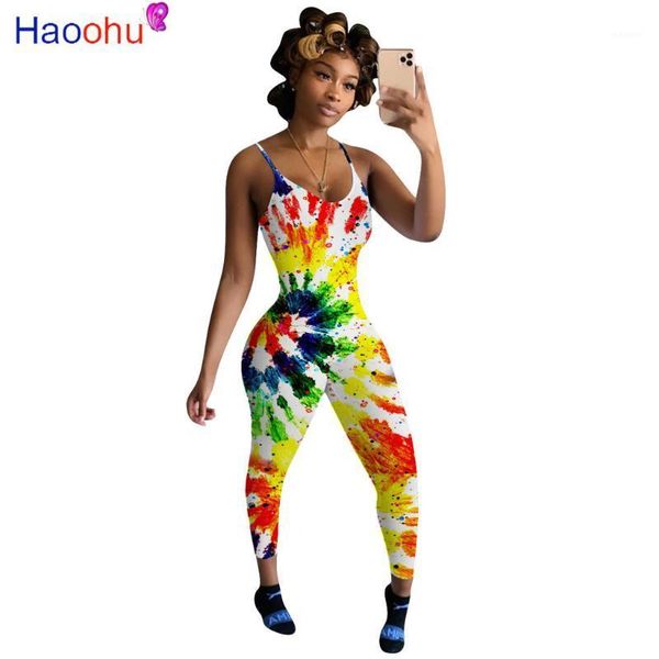 spaghetti strap summer skinny bodysuit for women rainbow tie dye gradient print jumpsuit streetwear v neck sleeveless playsuits1, Black;white
spaghetti strap summer skinny bodysuit for women rainbow tie dye gradient print jumpsuit streetwear v neck sleeveless playsuits1, Black;white
