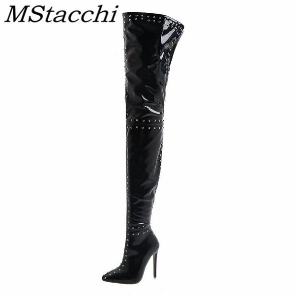 mstacchi rivet leg length thin heels women over-the-knee boots 2020 new designer fashion ladies shoes buty zimowe damskie, Black
mstacchi rivet leg length thin heels women over-the-knee boots 2020 new designer fashion ladies shoes buty zimowe damskie, Black