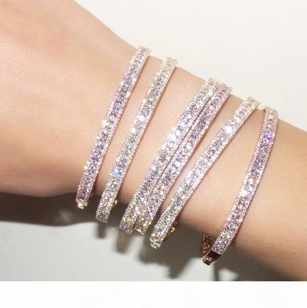 luxury cz cuff bangle bracelet for women lady gift three line lab diamond cz luxury wedding gift fashion cuff bangles, Golden;silver
luxury cz cuff bangle bracelet for women lady gift three line lab diamond cz luxury wedding gift fashion cuff bangles, Golden;silver