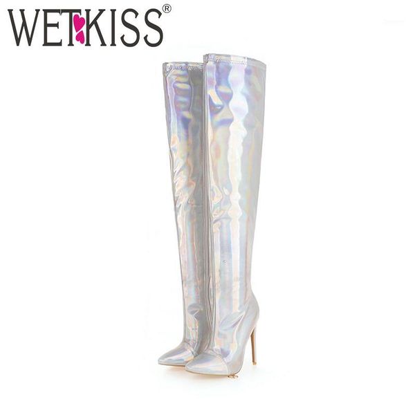 wetkiss plus size 32-48 mirror pu over the knee women boot pointed toe mix color footwear female boots shoes woman new winter1, Black
wetkiss plus size 32-48 mirror pu over the knee women boot pointed toe mix color footwear female boots shoes woman new winter1, Black