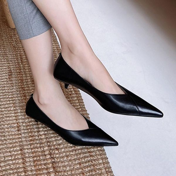 euro style women brand genuine leather pumps thin high heels prom party shoes woman spring summer pumps, Black
euro style women brand genuine leather pumps thin high heels prom party shoes woman spring summer pumps, Black