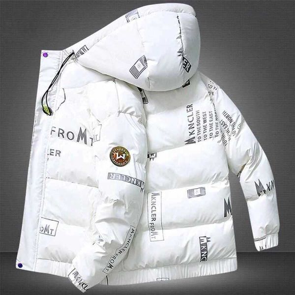 down jackets white duck jacket men's winter version of the trend thickening short shiny coat casual youth stand-up collar men, Black
down jackets white duck jacket men's winter version of the trend thickening short shiny coat casual youth stand-up collar men, Black