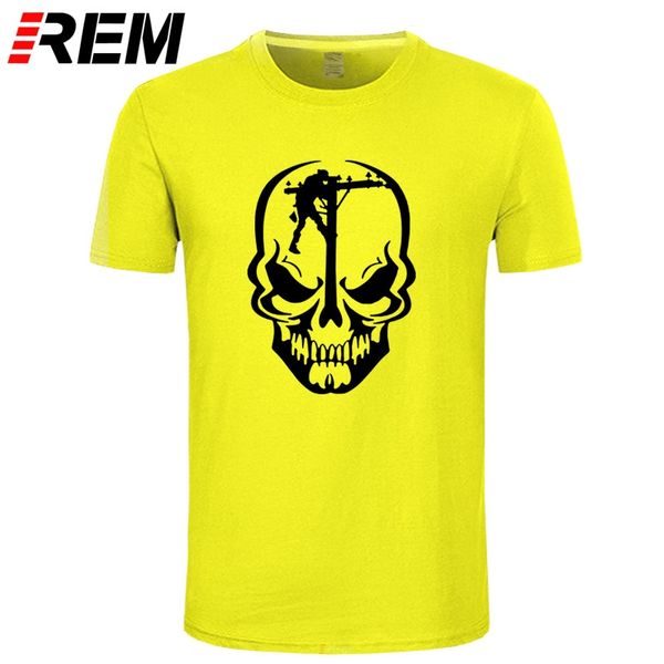 sport rem funny for skull lineman tshirt novelty design journeyman electrician personality skulls t-shirt men cotton tee
sport rem funny for skull lineman tshirt novelty design journeyman electrician personality skulls t-shirt men cotton tee