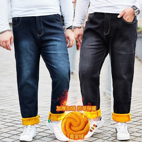 men's jeans brand mens winter stretch thicken warm fleece super size pants trousers 28-48 1, Blue
men's jeans brand mens winter stretch thicken warm fleece super size pants trousers 28-48 1, Blue