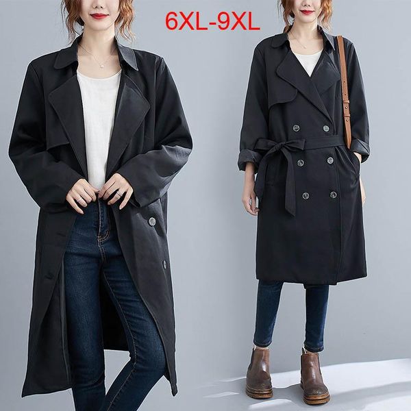 150kg plus size women's autumn long lapel trench coat bust 150cm 6xl 7xl 8xl 9xl loose black flower button trench coat, Tan;black
150kg plus size women's autumn long lapel trench coat bust 150cm 6xl 7xl 8xl 9xl loose black flower button trench coat, Tan;black