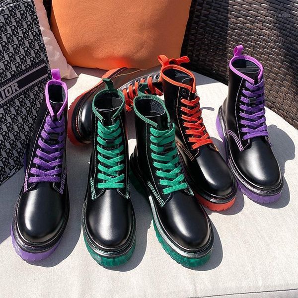 women's genuine leather ankle boots shoes 2020 new fashion autumn winter short boots british wind candy colors motorcycle1, Black
women's genuine leather ankle boots shoes 2020 new fashion autumn winter short boots british wind candy colors motorcycle1, Black