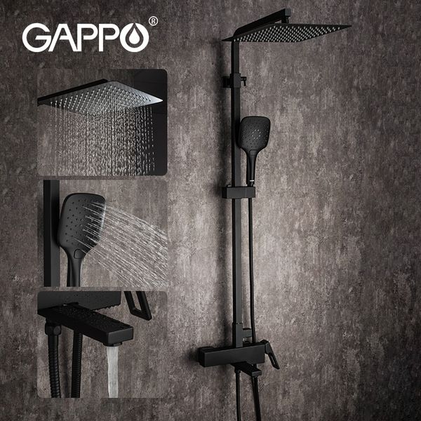gappo black faucet shower bathroom and cold water mixer brass faucets bathtub waterfall shower system black faucet mixer 1011
gappo black faucet shower bathroom and cold water mixer brass faucets bathtub waterfall shower system black faucet mixer 1011