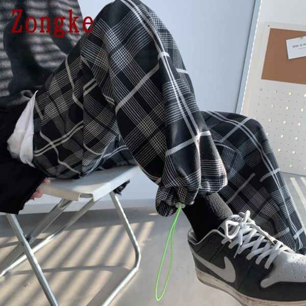zongke mens plaid pants hip hop harem pants men joggers mens clothing jogger harajuku sweatpants 2021 new m-2xl, Black
zongke mens plaid pants hip hop harem pants men joggers mens clothing jogger harajuku sweatpants 2021 new m-2xl, Black