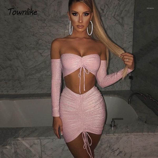 townlike drawstring folds two piece set off shoulder crop mini skirts 2 piece set 2020 women spring summer outfits1, White
townlike drawstring folds two piece set off shoulder crop mini skirts 2 piece set 2020 women spring summer outfits1, White