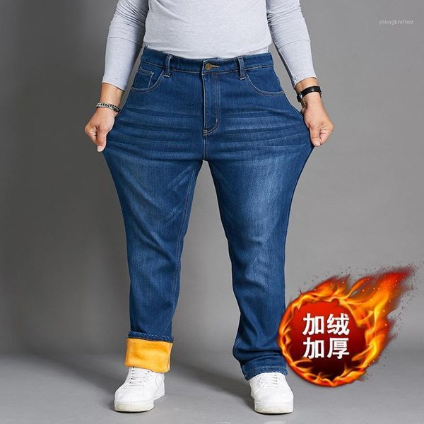 men's jeans 2021 winter men's thick warm blue classic style business casual loose fit elasticity denim pants male trousers,12841
men's jeans 2021 winter men's thick warm blue classic style business casual loose fit elasticity denim pants male trousers,12841
