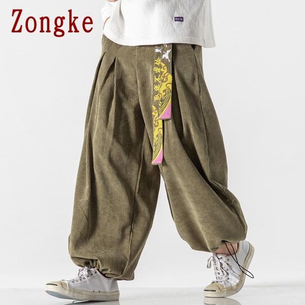 men's pants zongke mens corduroy hip hop harem men joggers clothing jogger harajuku sweatpants 2021 m-5xl, Black
men's pants zongke mens corduroy hip hop harem men joggers clothing jogger harajuku sweatpants 2021 m-5xl, Black