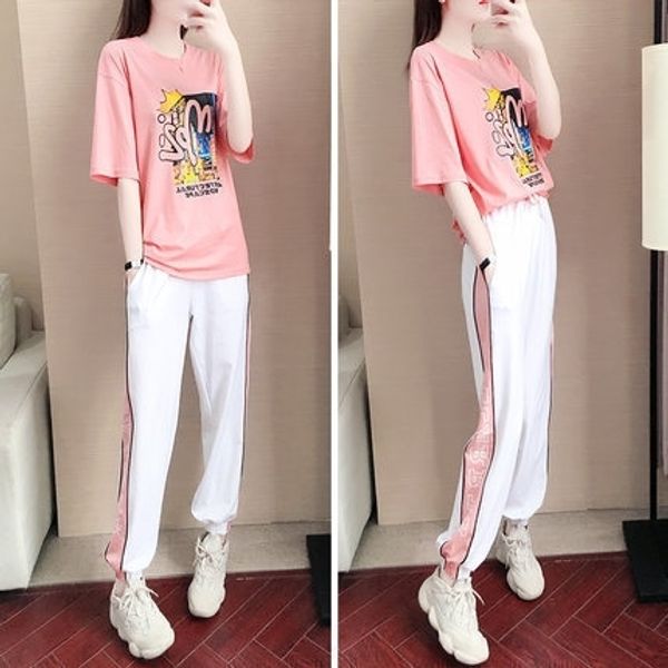 89hhu sportswear casual suit women's summer student new fashion brand celebrity internet sports suitleisure suit fashion foreign-style, Gray
89hhu sportswear casual suit women's summer student new fashion brand celebrity internet sports suitleisure suit fashion foreign-style, Gray
