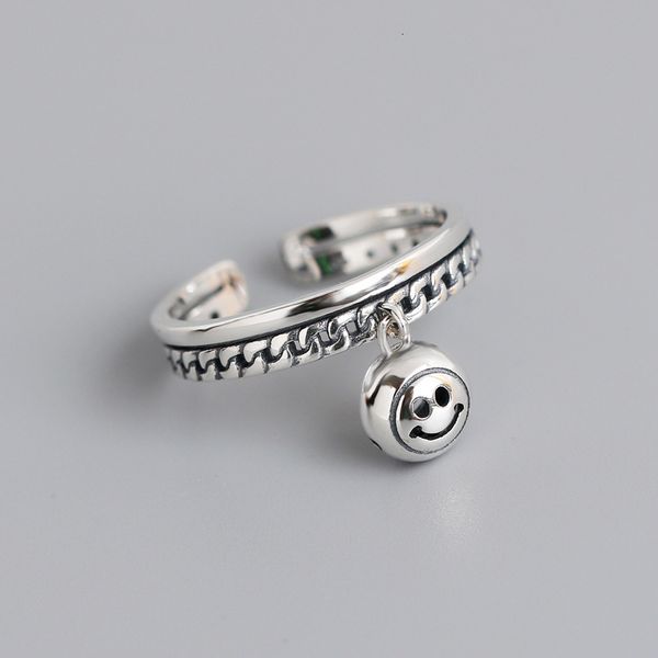 chaoren smile silver ring japanese and korean s925 silver double layer smile face spiral ring
chaoren smile silver ring japanese and korean s925 silver double layer smile face spiral ring