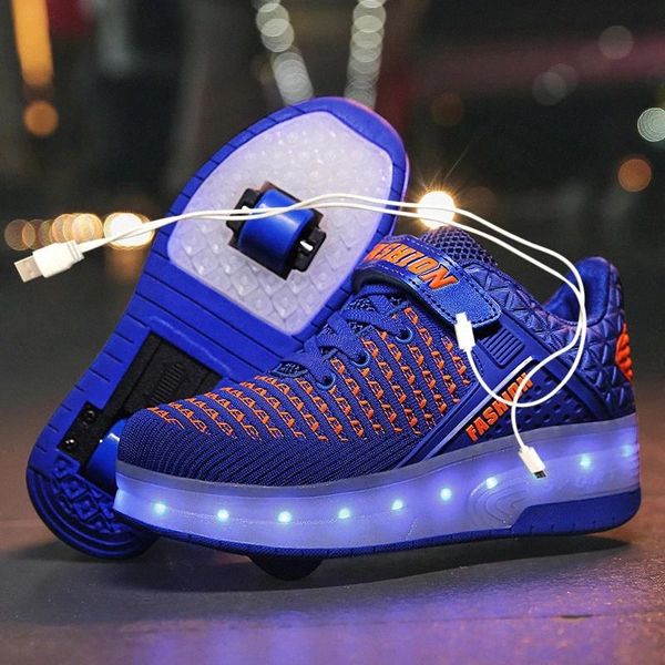 two white led usb charging roller shoes blue pink light up luminous sneakers with wheels kids rollers skate shoes for boy girls #8l39
two white led usb charging roller shoes blue pink light up luminous sneakers with wheels kids rollers skate shoes for boy girls #8l39