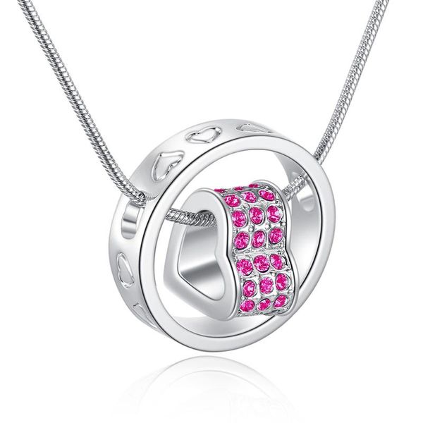 women necklace female accessories simple temperament creative sweater necklace new trend peach heart pendant jewelry anniversary, Silver
women necklace female accessories simple temperament creative sweater necklace new trend peach heart pendant jewelry anniversary, Silver