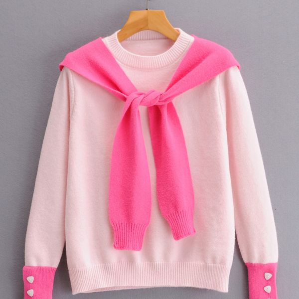2021 new pass style autumn europe and the united states women's shawls two-piece knitting round collar pullovers. 124 cd3t, Black;white
2021 new pass style autumn europe and the united states women's shawls two-piece knitting round collar pullovers. 124 cd3t, Black;white