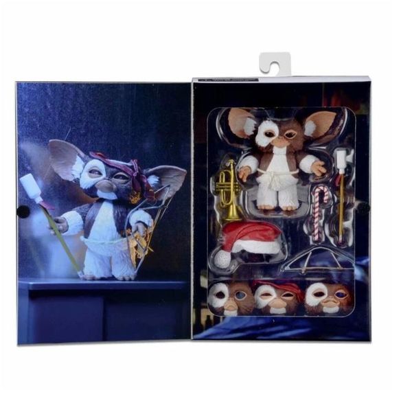 10cm neca movie gremlins figure toy gremlins ultimate gizmo deluxe 1/7 scale action figure with christmas scarf santa d wmttbq, Gray;blue
10cm neca movie gremlins figure toy gremlins ultimate gizmo deluxe 1/7 scale action figure with christmas scarf santa d wmttbq, Gray;blue