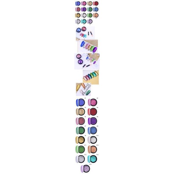1box nail mirror glitter powder metallic nail dust powder metal effect glitter gold silver nail art uv gel polish chrom jlluof, Silver;gold
1box nail mirror glitter powder metallic nail dust powder metal effect glitter gold silver nail art uv gel polish chrom jlluof, Silver;gold