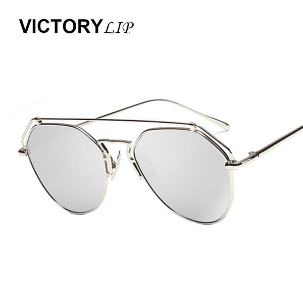 sunglasses victorylip pilot unique 2021 mirror men women brand designer metal frame stylish lady uv400 sun glasses, White;black
sunglasses victorylip pilot unique 2021 mirror men women brand designer metal frame stylish lady uv400 sun glasses, White;black