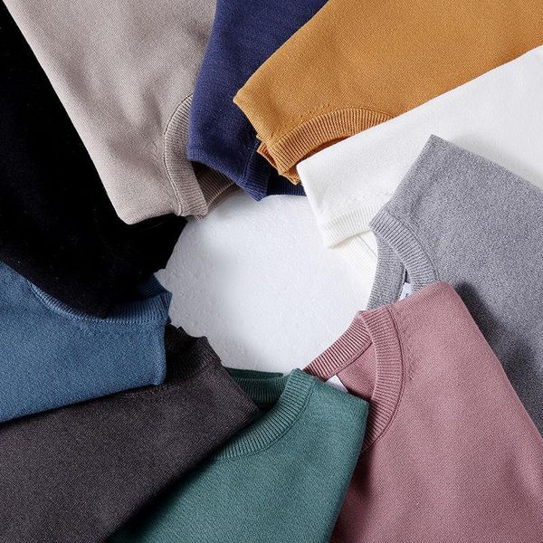 autumn and winter new round neck sweater men's warm t-shirt long sleeve popular sweater solid color bottoming shirt man, White;black
autumn and winter new round neck sweater men's warm t-shirt long sleeve popular sweater solid color bottoming shirt man, White;black