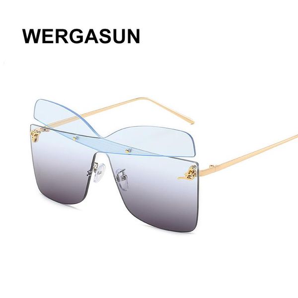 wergasun fashion vintage rimless sunglasses women gradient women rimless sun glasses ladies de sol uv400, White;black
wergasun fashion vintage rimless sunglasses women gradient women rimless sun glasses ladies de sol uv400, White;black