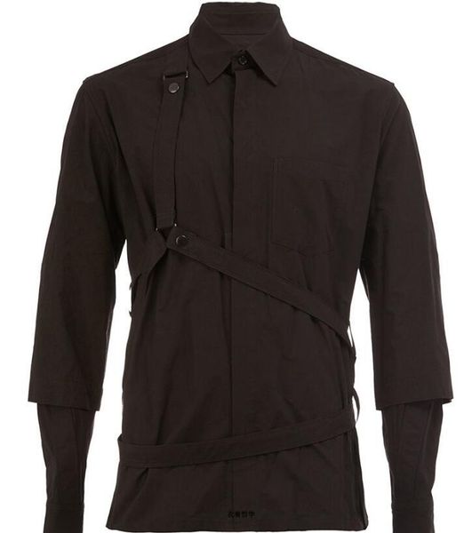men's casual shirts s-6xl / spring fashion personalized custom strap cotton shirt, White;black
men's casual shirts s-6xl / spring fashion personalized custom strap cotton shirt, White;black