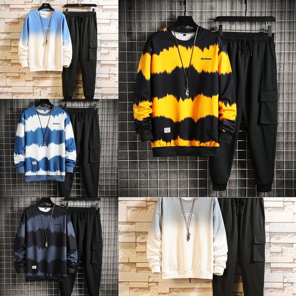 men's casual printed pullover+lace-up sweatpants 2pcs set men elastic tie-dye jogging tracksuit 7 color size -5xl y1209, Gray
men's casual printed pullover+lace-up sweatpants 2pcs set men elastic tie-dye jogging tracksuit 7 color size -5xl y1209, Gray