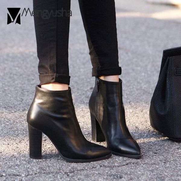 8cm high heels ankle boots women brand designer pointy glitter leather booties with cozy fleece short tube botines mujer c78, Black
8cm high heels ankle boots women brand designer pointy glitter leather booties with cozy fleece short tube botines mujer c78, Black