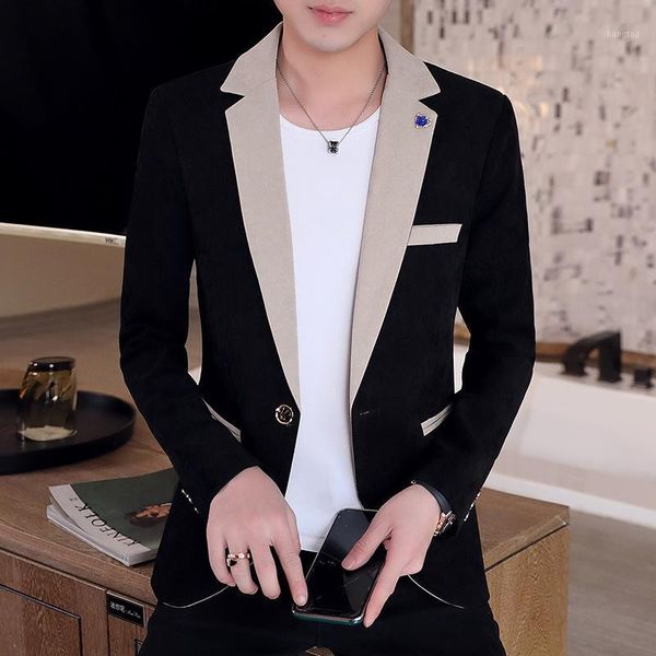 shenrun men fashion blazers colors-block slim fit suit jackets spring autumn casual daily life korean style party prom stage1, White;black
shenrun men fashion blazers colors-block slim fit suit jackets spring autumn casual daily life korean style party prom stage1, White;black