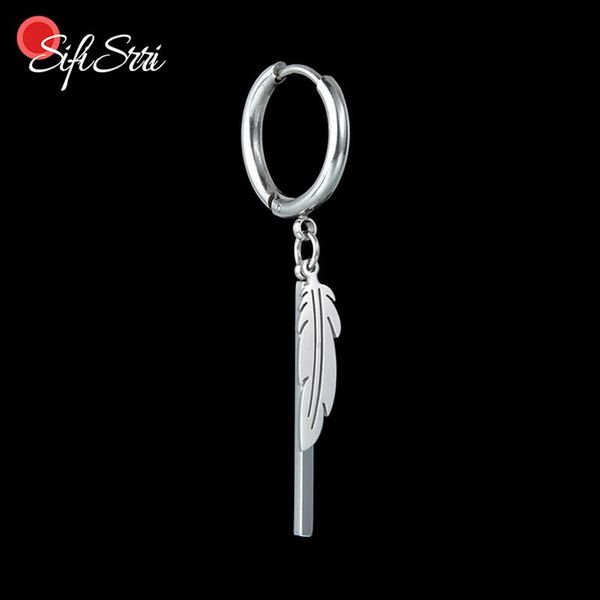 dangle & chandelier sifisrri stainless steel feather ear buckle simple long strip earrings for women girls friend birthday gift brincos, Silver
dangle & chandelier sifisrri stainless steel feather ear buckle simple long strip earrings for women girls friend birthday gift brincos, Silver