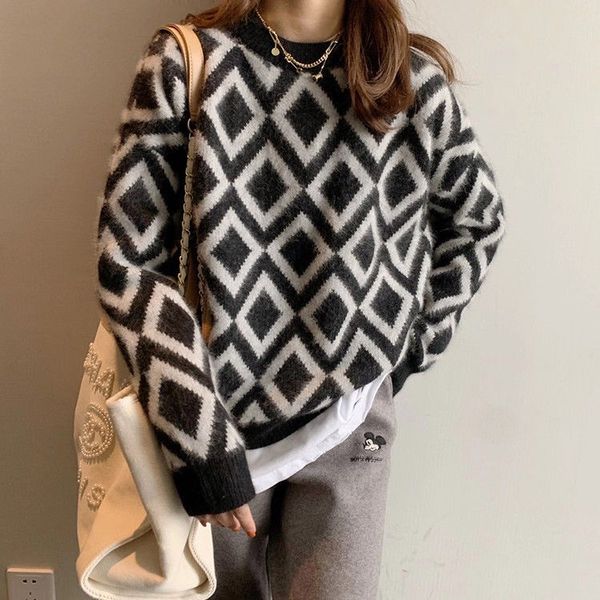 2021 around the european neck women's nightgown autumn lazy winter thick diamond use age reduction meshes p96f, White;black
2021 around the european neck women's nightgown autumn lazy winter thick diamond use age reduction meshes p96f, White;black