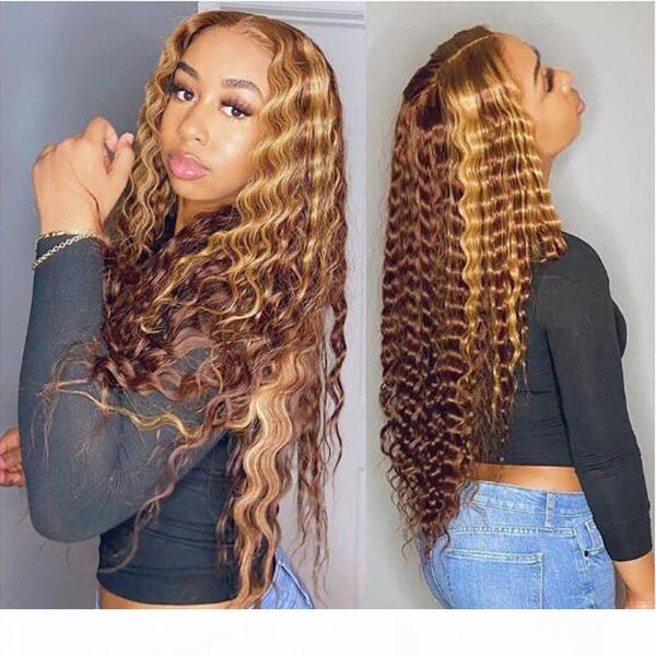curly human hair wig honey blonde ombre brazilian brown color deep water wave hd full frontal highlight bob lace part wigs, Black;brown
curly human hair wig honey blonde ombre brazilian brown color deep water wave hd full frontal highlight bob lace part wigs, Black;brown