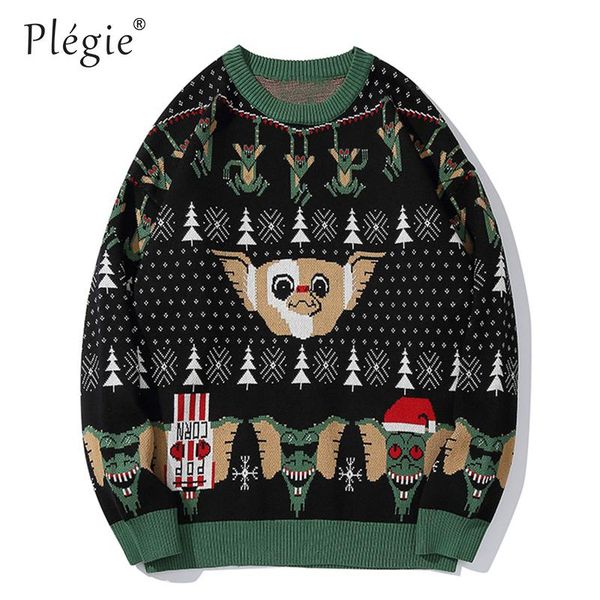 men's sweaters plegie men animal print mens pullover harajuku o-neck male college style knitted autumnwinter couple, White;black
men's sweaters plegie men animal print mens pullover harajuku o-neck male college style knitted autumnwinter couple, White;black