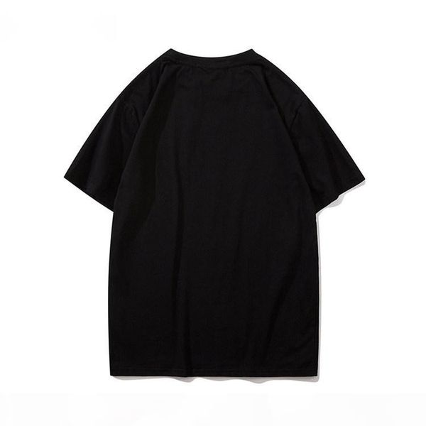 si002 mens 2020 ins tide brand t shirt man solid color tee men and women couple short-sleeved fashion casual loose tee, White;black
si002 mens 2020 ins tide brand t shirt man solid color tee men and women couple short-sleeved fashion casual loose tee, White;black