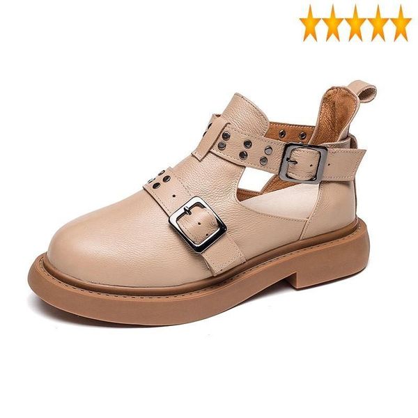 sandals sandal footwear women summer outside flat platform non-slip fashion rivets buckle strap genuine leather female casual shoes, Black
sandals sandal footwear women summer outside flat platform non-slip fashion rivets buckle strap genuine leather female casual shoes, Black