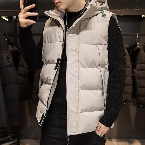 2020 autumn winter new pattern jacket sleeveless men's wear casual warm hooded man coat vest, Black
2020 autumn winter new pattern jacket sleeveless men's wear casual warm hooded man coat vest, Black