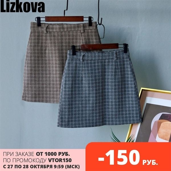 lizkova plaid mini skirt women winter new vintage high waist a-line short faldas official ladies dm2025 201027, Black
lizkova plaid mini skirt women winter new vintage high waist a-line short faldas official ladies dm2025 201027, Black