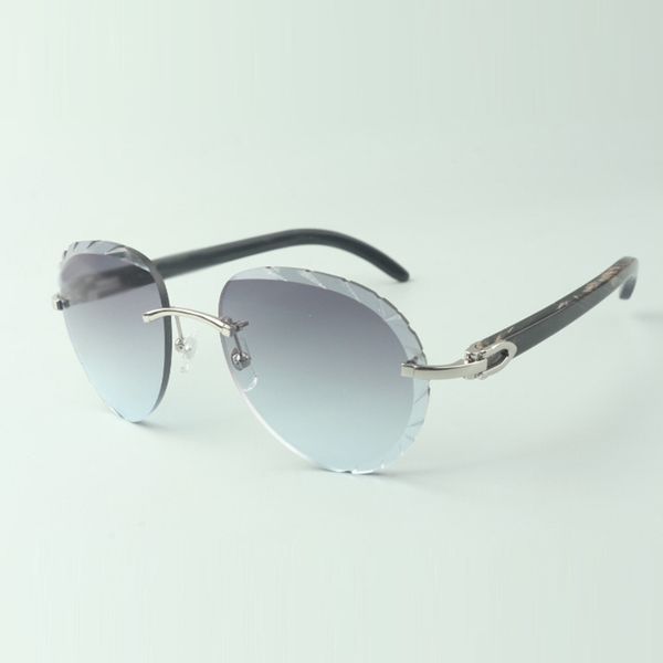 2022 classic sunglasses 3524027 with black textured buffalo horn arms and cut lens glasses, direct sales, size: 18-140 mm, White;black
2022 classic sunglasses 3524027 with black textured buffalo horn arms and cut lens glasses, direct sales, size: 18-140 mm, White;black