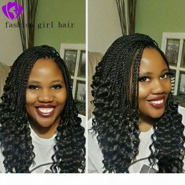 2020 new short braided wigs for women cornrow braids lace wigs synthetic lace front wig baby hair short twist wig with curly tips, Black;brown
2020 new short braided wigs for women cornrow braids lace wigs synthetic lace front wig baby hair short twist wig with curly tips, Black;brown