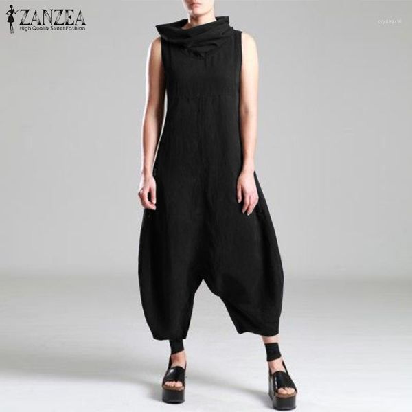 zanzea rompers women jumpsuit casual long playsuit stylish turtleneck harem drop crotch pants overalls macacao feminino oversize1, Black;white
zanzea rompers women jumpsuit casual long playsuit stylish turtleneck harem drop crotch pants overalls macacao feminino oversize1, Black;white