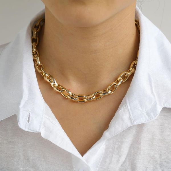 iparam punk heavy metal big thick chain choker necklace women goth fashion jewelry geometry chocker necklace femme accessories, Golden;silver
iparam punk heavy metal big thick chain choker necklace women goth fashion jewelry geometry chocker necklace femme accessories, Golden;silver