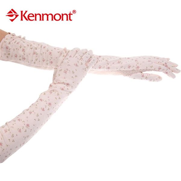 five fingers gloves kenmont summer women white cottongloves lace sun protection driving long 2974, Blue;gray
five fingers gloves kenmont summer women white cottongloves lace sun protection driving long 2974, Blue;gray