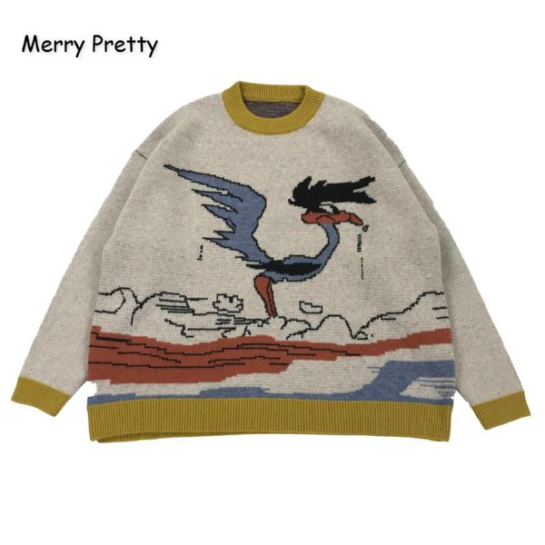 merry pretty cartoon bird knit jumper autumn winter womens pullover sweater o-neck long sleeve women sweaters and pullovers, White;black
merry pretty cartoon bird knit jumper autumn winter womens pullover sweater o-neck long sleeve women sweaters and pullovers, White;black