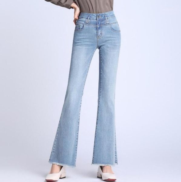 2019 new autumn vintage high waist boot cut wide leg flare women's slim jeans pants full length trousers size 26-33 r17541, Blue
2019 new autumn vintage high waist boot cut wide leg flare women's slim jeans pants full length trousers size 26-33 r17541, Blue