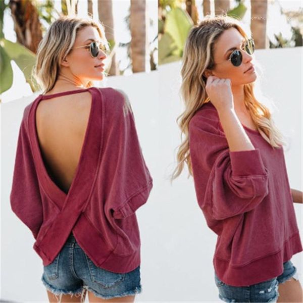одежда женщина backless sexy толстовка весна осень пуловер crew neck толстовка дама нерегулярный, Black
одежда женщина backless sexy толстовка весна осень пуловер crew neck толстовка дама нерегулярный, Black