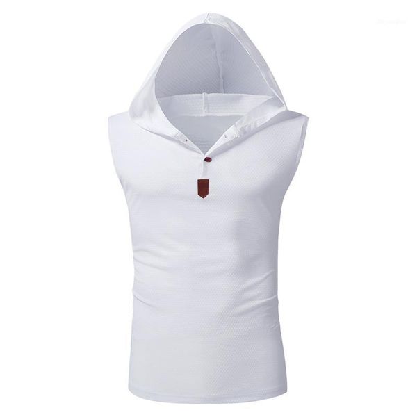 mens t-shirts men's fashion summer sleeveless hooded t-shirt vest men casual slim pullovers sweatshirt tees male clothes1, White;black
mens t-shirts men's fashion summer sleeveless hooded t-shirt vest men casual slim pullovers sweatshirt tees male clothes1, White;black