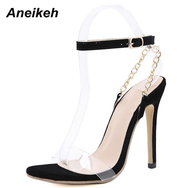 aneikeh pvc women's shoes fashion leisure shallow narrow band 2021 summer square toe zapatos de mujer high heels wedding sandals, Black
aneikeh pvc women's shoes fashion leisure shallow narrow band 2021 summer square toe zapatos de mujer high heels wedding sandals, Black